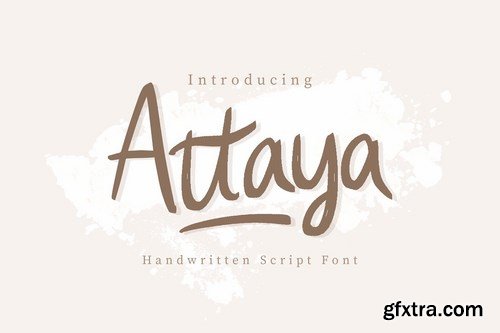 CM - Attaya Handwritten Font 4113303