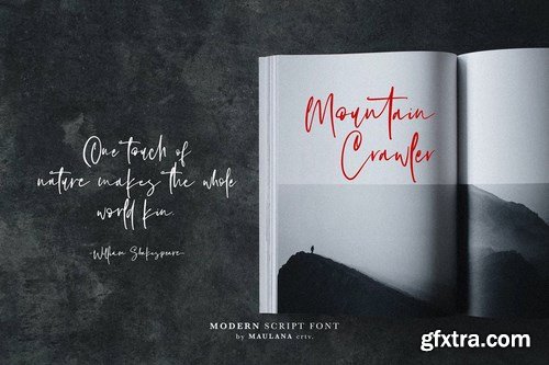 CM - Hovercut Brush Script Font 4113619