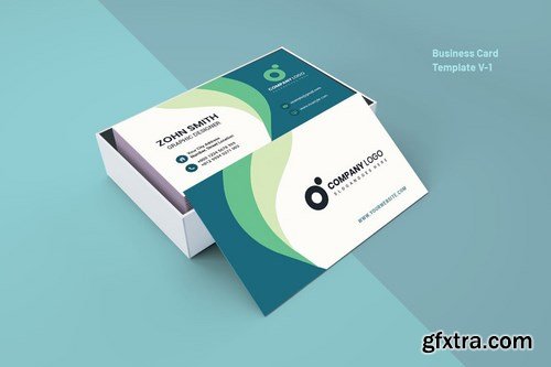 Business Card Template V-1