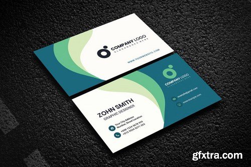 Business Card Template V-1