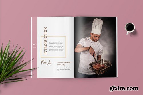 Gummy - Cooking Book Magazine Template