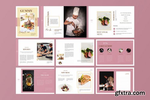 Gummy - Cooking Book Magazine Template