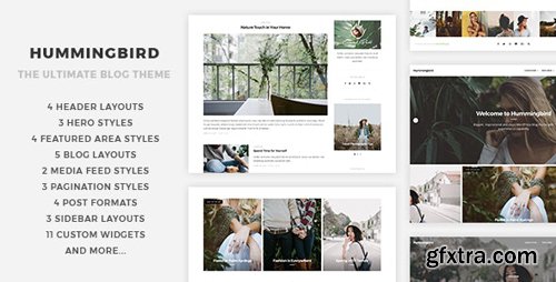 ThemeForest - Hummingbird v1.0 - The Ultimate Blog Theme - 19971422