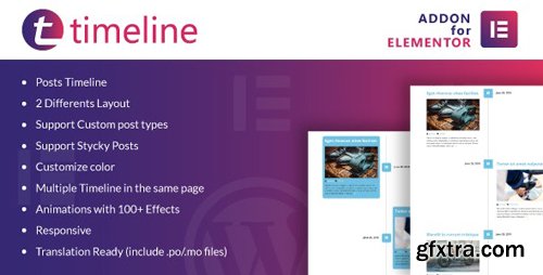 CodeCanyon - Timeline for Elementor WordPress Plugin v1.0 - 24634880