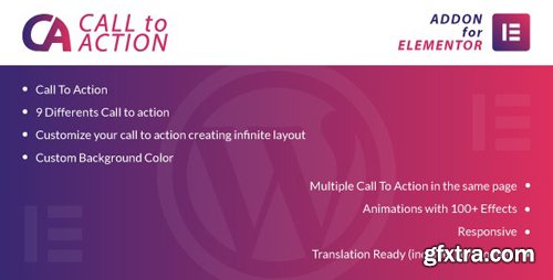 CodeCanyon - Call To Action for Elementor WordPress Plugin v1.0 - 24626421