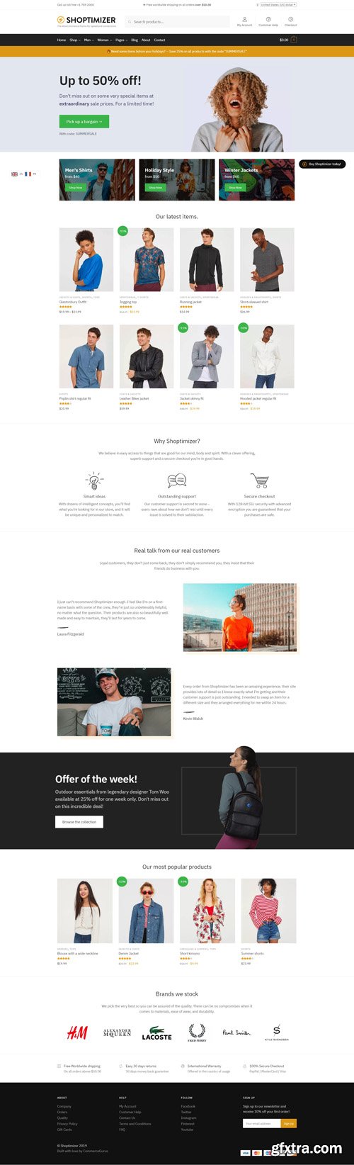 Shoptimizer v1.7.6 - Fastest WooCommerce WordPress Theme