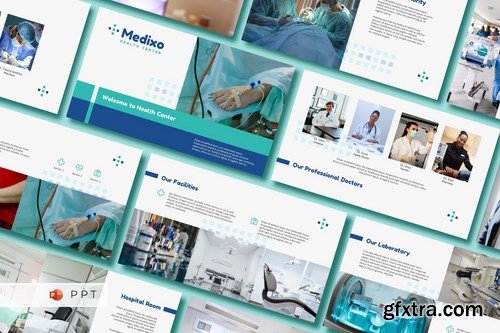 MEDIXO - Medical Powerpoint Google Slides and Keynote Templates