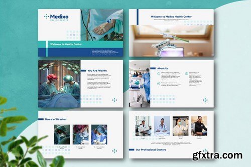 MEDIXO - Medical Powerpoint Google Slides and Keynote Templates