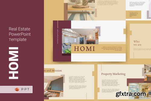 HOMI - Real Estate Powerpoint Google Slides and Keynote Templates