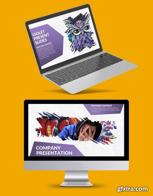 Violet - Powerpoint and Keynote Templates