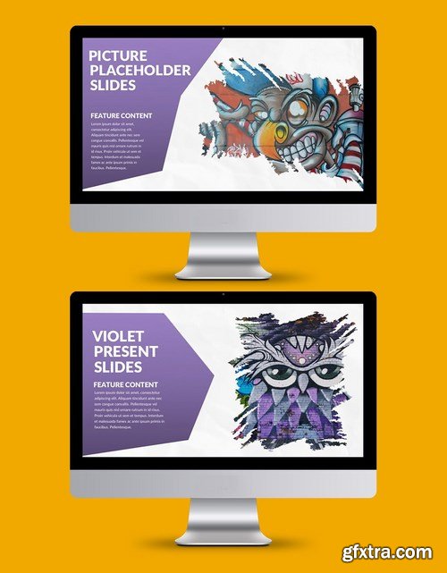 Violet - Powerpoint and Keynote Templates