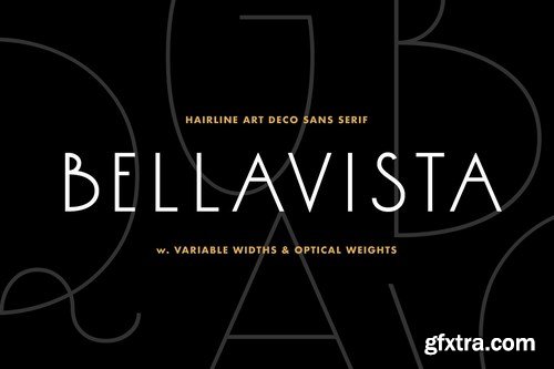 CM - Bellavista - Art deco variable font 4113985