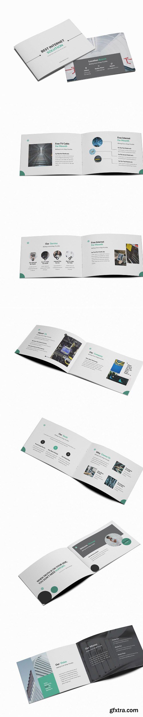 ISP A5 Brochure Template