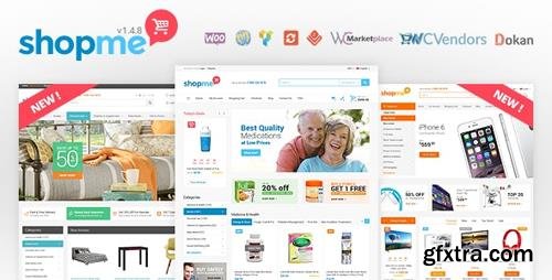 ThemeForest - ShopMe v1.4.8 - Multi Vendor Woocommerce WordPress Theme - 12701244 - NULLED