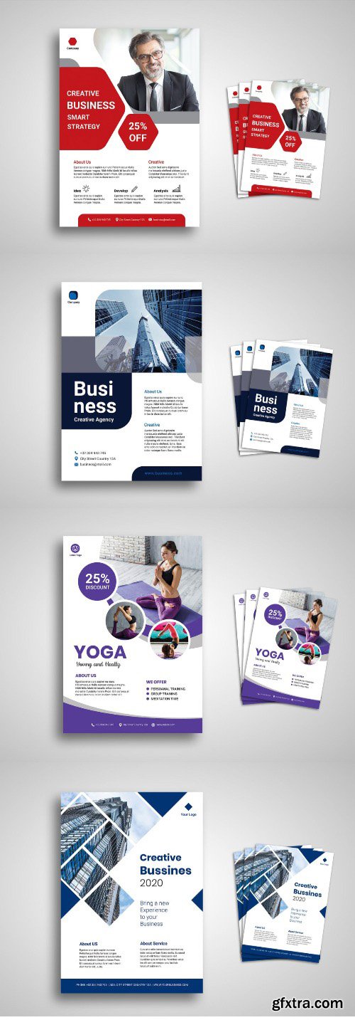 Yoga and Business Flyers