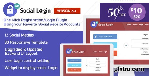 CodeCanyon - Social Login WordPress Plugin - AccessPress Social Login v2.0.3 - 11815891