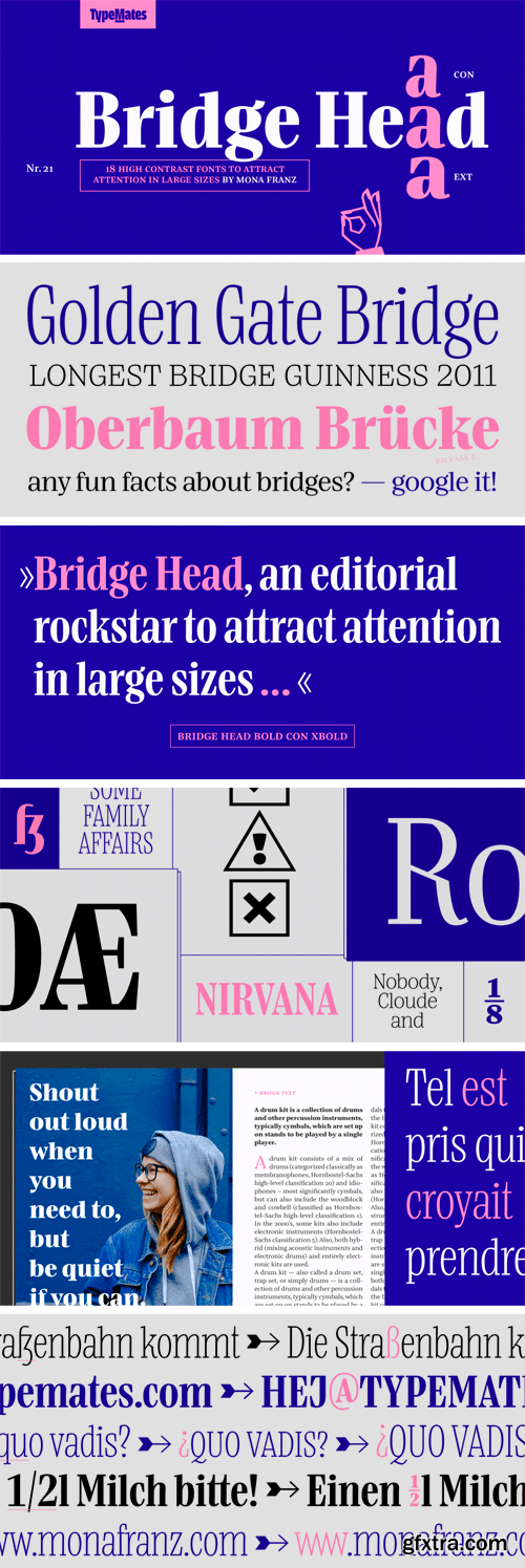 Bridge Head Font Family