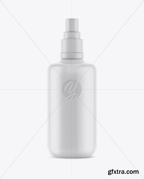 Matte Spray Bottle Mockup 48837