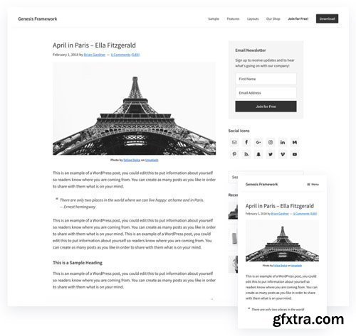 Genesis Framework v3.1.2 - WordPress Theme - StudioPress