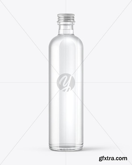 Glass Water Bottle Mockup 48848