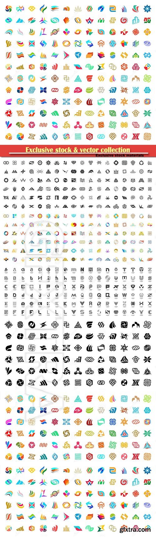 Abstract logos collection