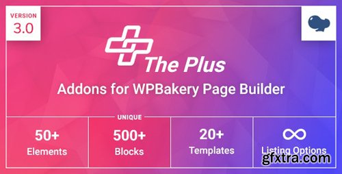 CodeCanyon - The Plus Addons for WPBakery Page Builder v3.0.0 - 23027250 - NULLED