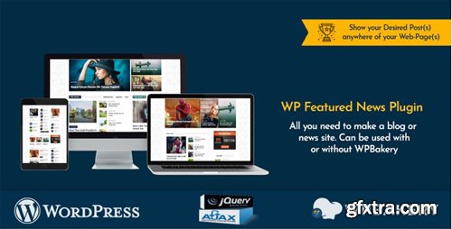 CodCanyon - WP Featured News Pro v1.0 - Custom Posts Listing Plugin - 24515933