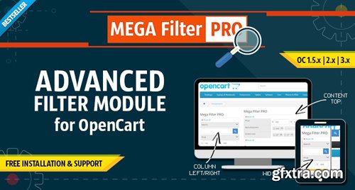 Mega Filter PRO v2.0.4.9.9 - OpenCart Filtering System