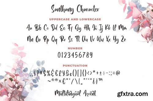 Santhany - Handwritten Typeface