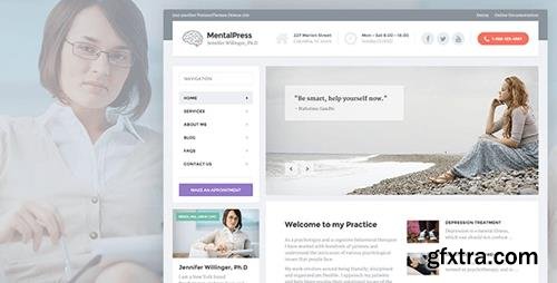 ThemeForest - MentalPress v1.11.4 - WP Theme for your Medical or Psychology Website. - 10676732 - NULLED