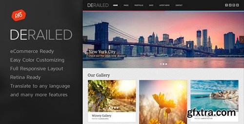 ThemeForest - DeRailed v2.7 - Photography & Portfolio Theme - 6828790