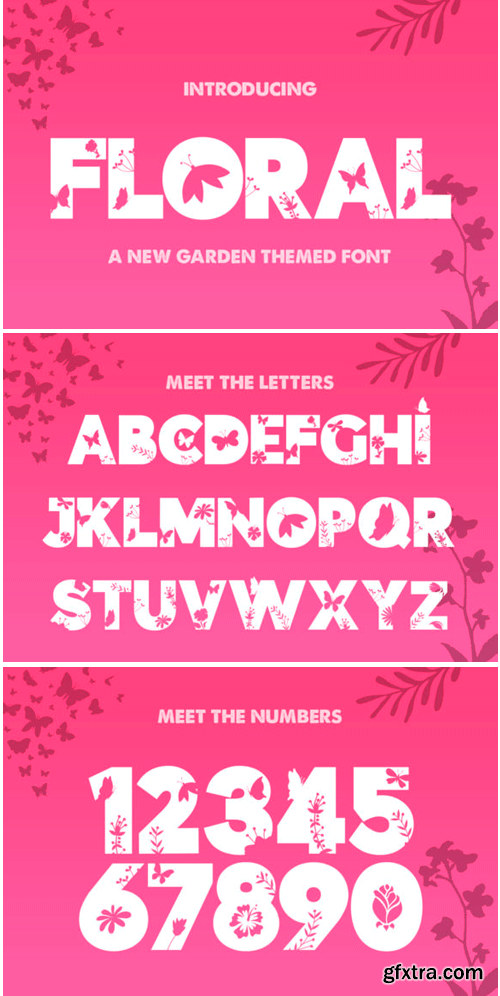 Floral Font