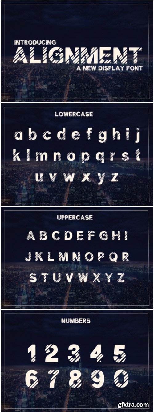 Alignment Font