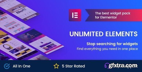 Unlimited Elements for Elementor Page Builder v1.4.7 - NULLED