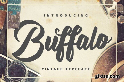 CM - Buffalo - Vintage Typeface 4119602