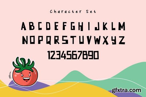 CM - Tomatoes Playfull Typeface 4117400