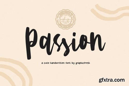 CM - Passion - A Cute Handwritting Font 4121463