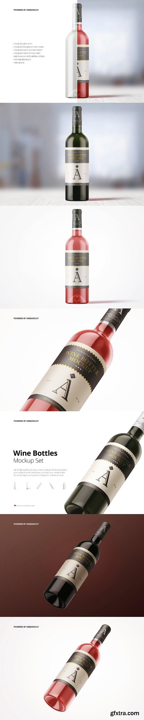 Wine Bottle Mockup