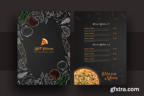 Pizza Food Menu Flyer Template