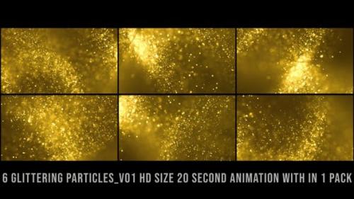 Udemy - Glittering Particles Pack Gold V01