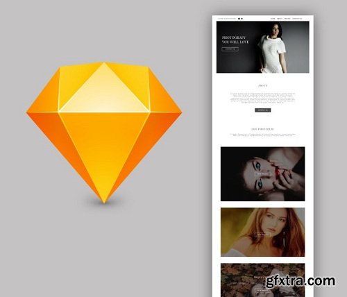 Learn To Design A Photography Site In SketchApp