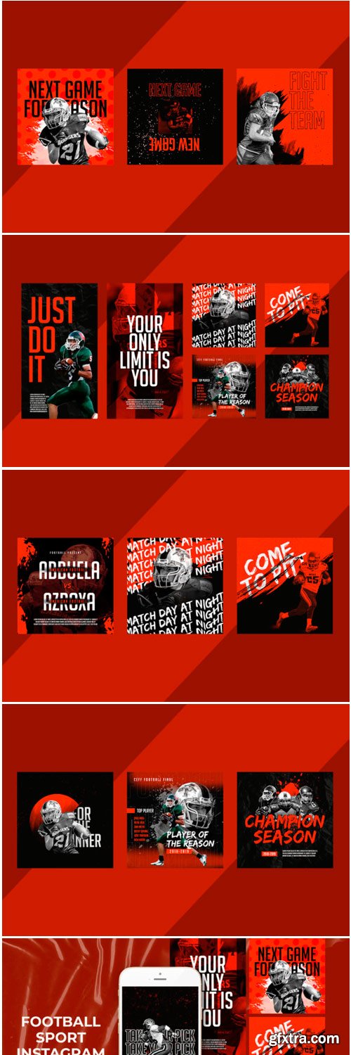 Football Sport Instagram Templates 1778594