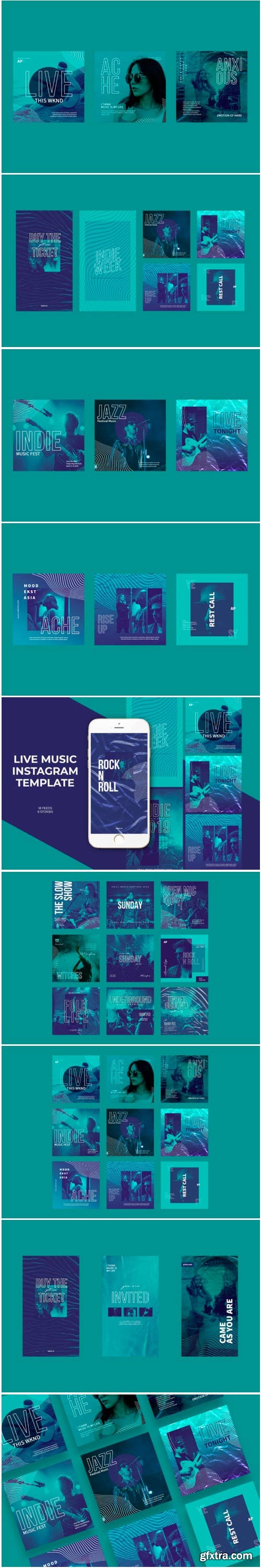 Live Music Instagram Templates 1778608