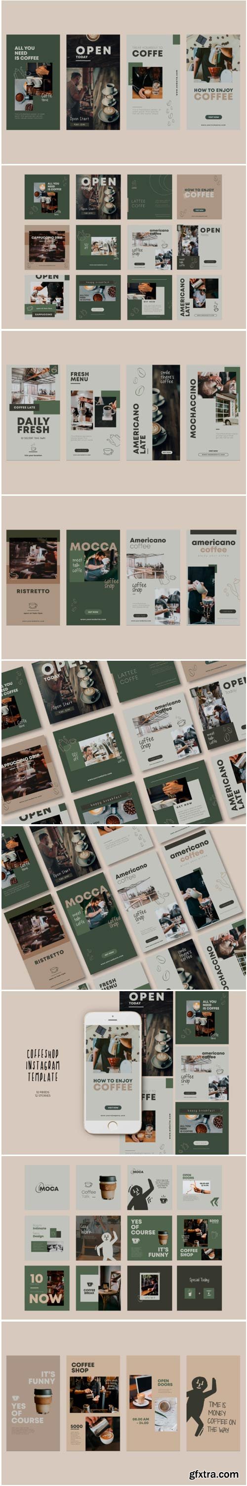 Coffeshop Instagram Templates 1778630