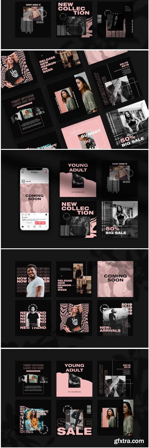 Fashion Instagram Feed Templates 1778648