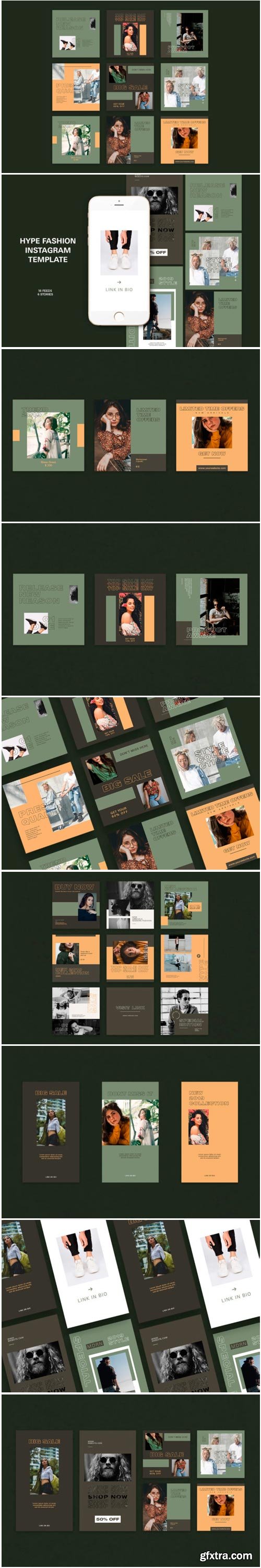 Hype Fashion Instagram Templates 1778689