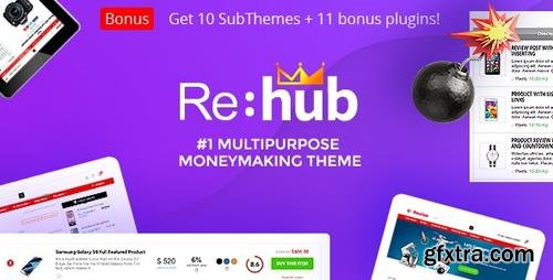 ThemeForest - REHub v9.5.9.2 - Price Comparison, Multi Vendor Marketplace, Affiliate Marketing, Community Theme - 7646339 - NULLED