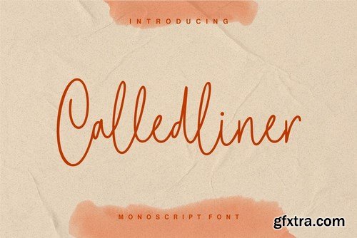 CM - Calledliner - Monoscript Font 4124726