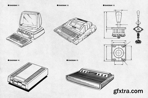 Retro Diagrams - Video Games Edition