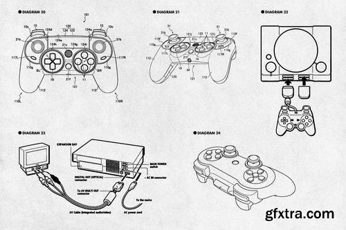 Retro Diagrams - Video Games Edition